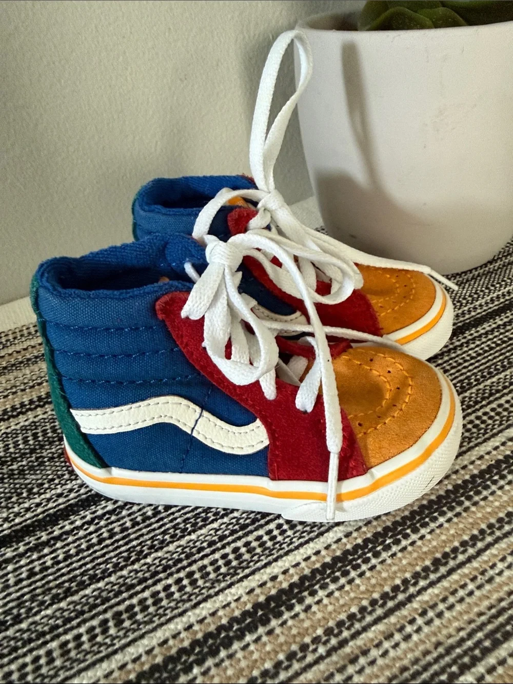 VANS Sk8-Hi Primary Block US TODDLER SIZE 4